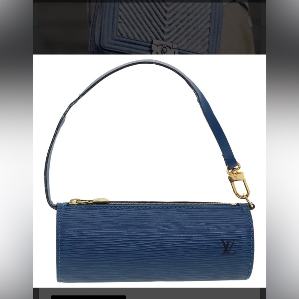 🔥 Auth LV Mini Papillon Bag - EPI blue